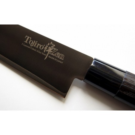 Faca para Vegetais 7cm Tojiro Zen Black - Mimocook