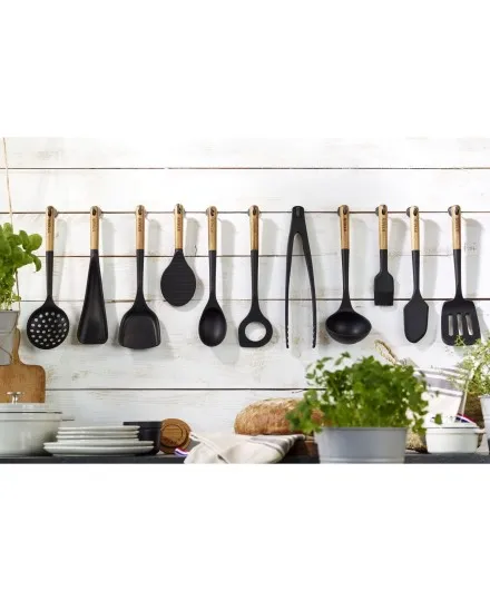 Colher de madeira e silicone 30cm da Staub - Mimocook