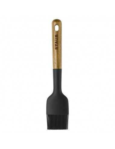 Pinçel de culinária de madeira e silicone 22cm da Staub - Mimocook