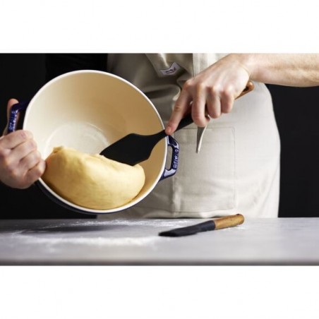 Pinçel de culinária de madeira e silicone 22cm da Staub - Mimocook