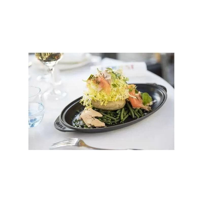 Travessa de forno com tampa 31cm em ferro fundido Staub - Mimocook