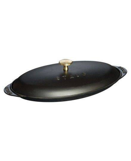 Travessa de forno com tampa 31cm em ferro fundido Staub | Staub | Mimocook