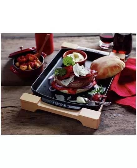 Travessa para servir 33x22cm em ferro fundido Staub