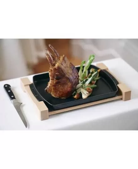 Travessa para servir 33x22cm em ferro fundido Staub