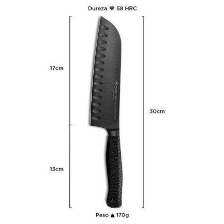 Wüsthof Performer Santoku alveolado 17 cm | Wusthof | Mimocook