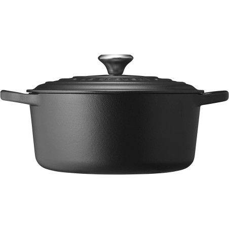 Le Creuset 24cm Runder Bräter mit schwarzer Innenemaille aus Gusseisen | Le Creuset | Mimocook