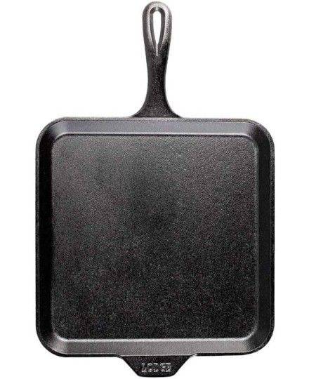 Lodge Quadratische Grillplatte aus Gusseisen 28 cm | Lodge | Mimocook