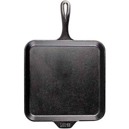 Lodge Quadratische Grillplatte aus Gusseisen 28 cm | Lodge | Mimocook