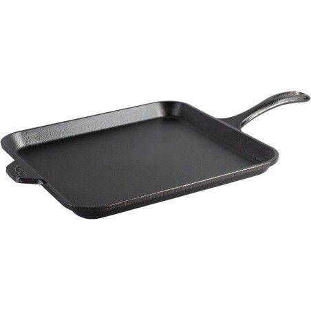 Lodge Quadratische Grillplatte aus Gusseisen 28 cm | Lodge | Mimocook