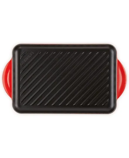 Gril rectangulaire en fonte émaillée 32cm Le Creuset - Mimocook