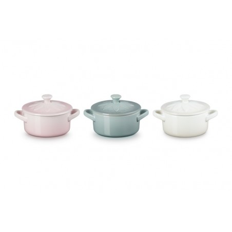 Set 3 mini Cocottes grés Girassol Le Creuset - Mimocook