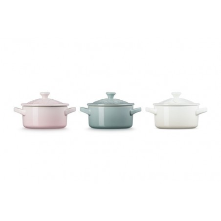 Set 3 mini Cocottes grés Girassol Le Creuset - Mimocook