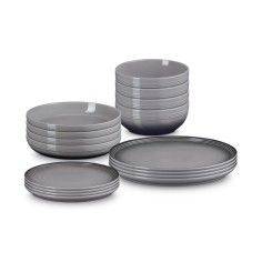 Le Creuset Stoneware 12-piece Dinnerware Set | Le Creuset | Mimocook