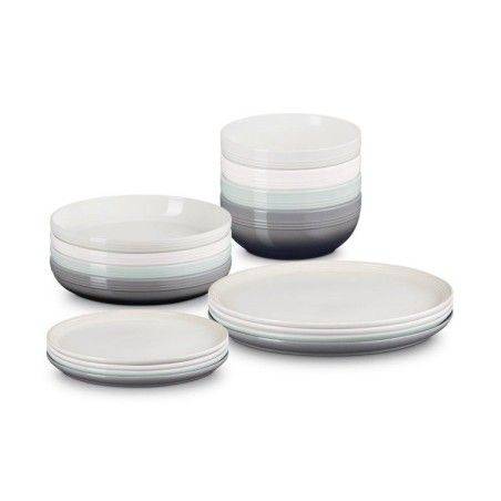 Le Creuset Stoneware Coupe 16-piece Dinnerware Set Multicolour | Le Creuset | Mimocook