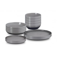 Satz von 16 Stäbchen für die Tafel Coupe Flint grés Le Creuset - Mimocook