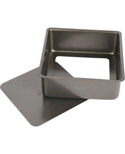 MasterClass Molde cuadrado antiadherente de base suelta, 15 cm | Kitchen Craft | Mimocook