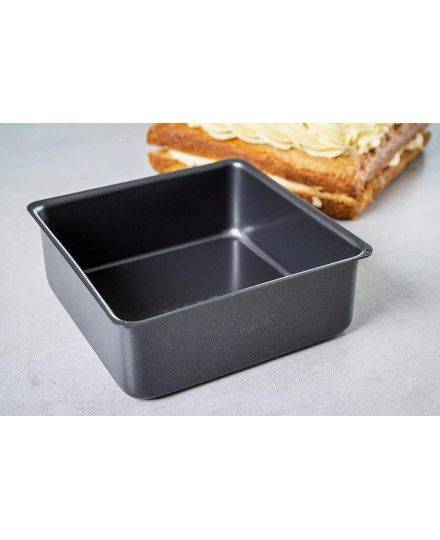 MasterClass Molde cuadrado antiadherente de base suelta, 15 cm | Kitchen Craft | Mimocook