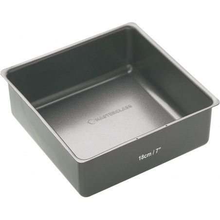 MasterClass Non-Stick 15cm Square Loose Base Deep Cake Pan