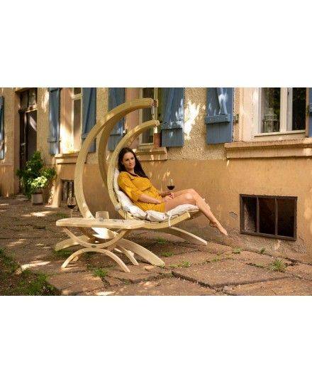 Sillón colgante Swing Chair creme Amazonas | Amazonas | Mimocook
