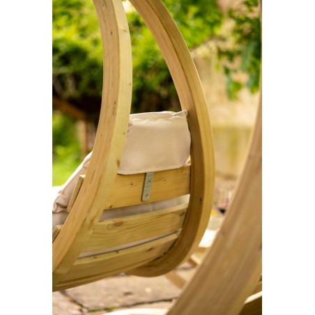 Cadeira suspensa Swing Stuhl creme Amazonas - Mimocook