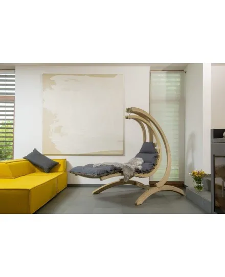 Cadeirão suspenso Swing Lounger Antracite Amazonas - Mimocook