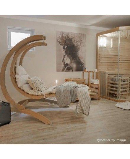 Cadeirão suspenso Swing Lounger creme Amazonas | Amazonas | Mimocook