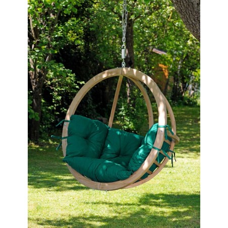 Cadeira suspensa Globo Stuhl verde - Mimocook
