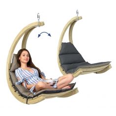 Amazonas Schaukelstuhl Lounge Chair Anthrazit
