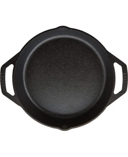 Caçarola baixa com asas 26cm ferro fundido Lodge - Mimocook