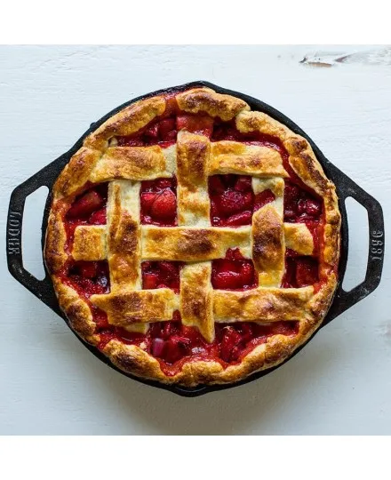 Caçarola baixa com asas 26cm ferro fundido Lodge - Mimocook