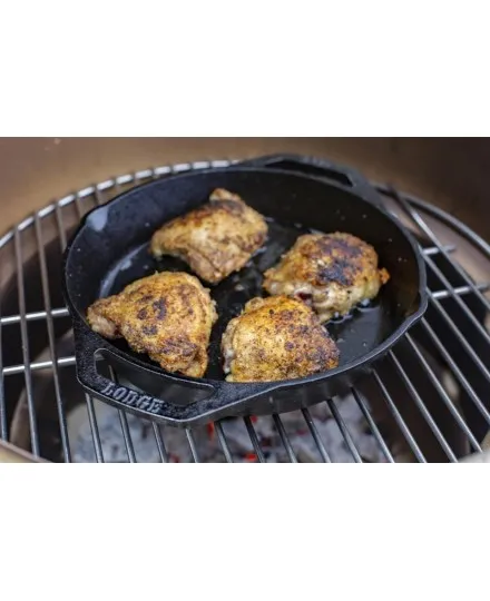 Caçarola baixa com asas 26cm ferro fundido Lodge - Mimocook