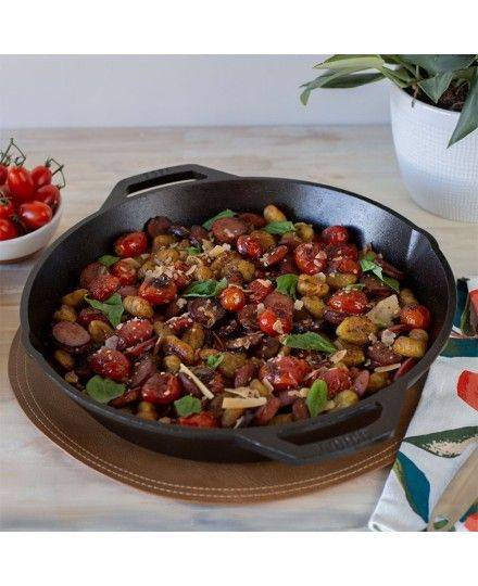 Lodge Flache Gusseisenpfanne mit Zwei Griffen 30 cm | Lodge | Mimocook