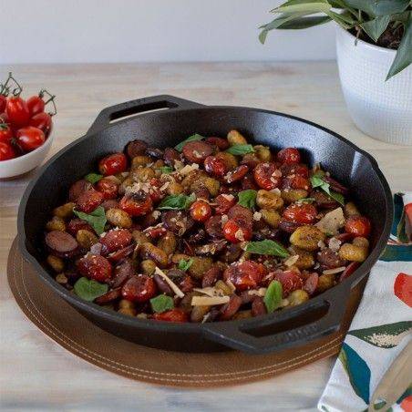 Lodge Flache Gusseisenpfanne mit Zwei Griffen 30 cm | Lodge | Mimocook
