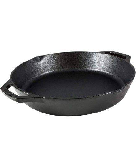 Lodge Flache Gusseisenpfanne mit Zwei Griffen 30 cm | Lodge | Mimocook