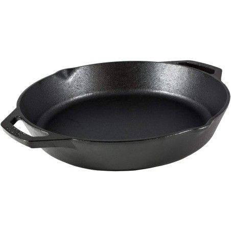 Lodge Flache Gusseisenpfanne mit Zwei Griffen 30 cm | Lodge | Mimocook