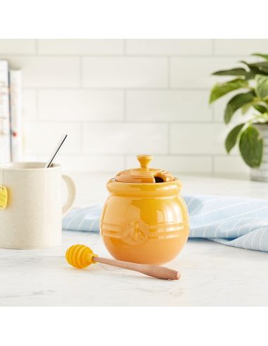 Tarro de miel con espátula Le Creuset