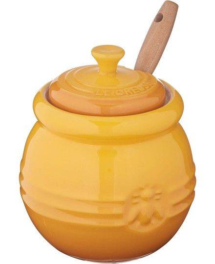 Le Creuset Stoneware Honey Pot with Silicone Dipper | Le Creuset | Mimocook