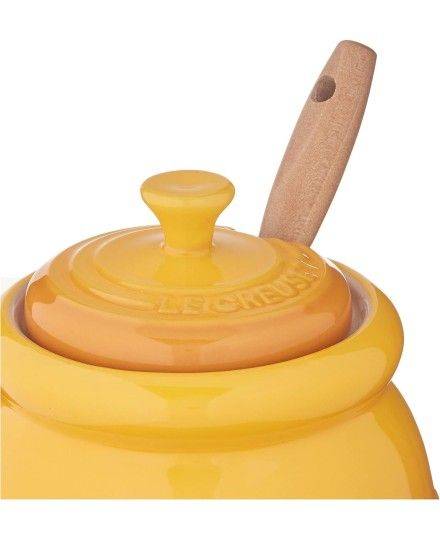 Le Creuset Stoneware Honey Pot with Silicone Dipper | Le Creuset | Mimocook