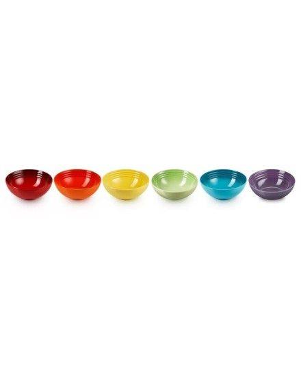 Set de 6 bols Arc-en-ciel en céramique Le Creuset | Le Creuset | Mimocook