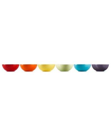 Set de 6 boles desayuno Arcoíris de cerámica de gres Le Creuset | Le Creuset | Mimocook