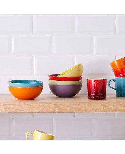 Set de 6 boles desayuno Arcoíris de cerámica de gres Le Creuset | Le Creuset | Mimocook