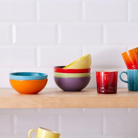 Set 6 Tigelas Arco-íris em cerâmica de grés Le Creuset - Mimocook