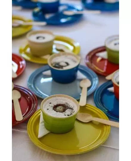 Set 6 mini ramekins Arco-íris em cerâmica de grés Le Creuset - Mimocook