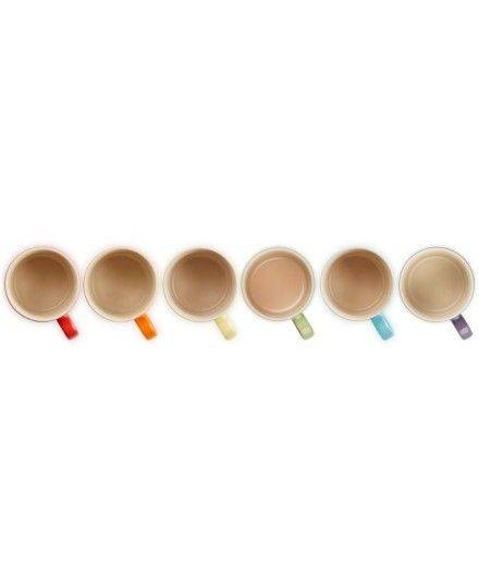Le Creuset Stoneware Rainbow Set of 6 Mugs | Le Creuset | Mimocook