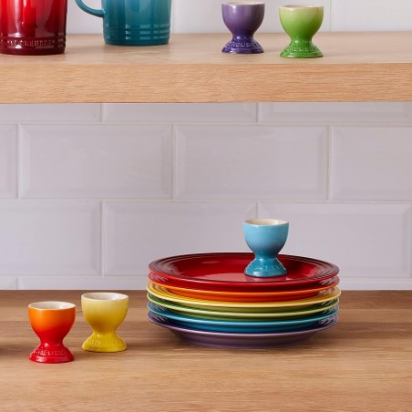 Set 6 pratos pequenos Arco-íris em cerâmica de grés Le Creuset - Mimocook