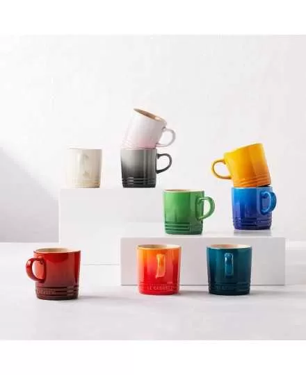 Set de 6 tazas Cappuccino Arcoíris de cerámica de gres Le Creuset