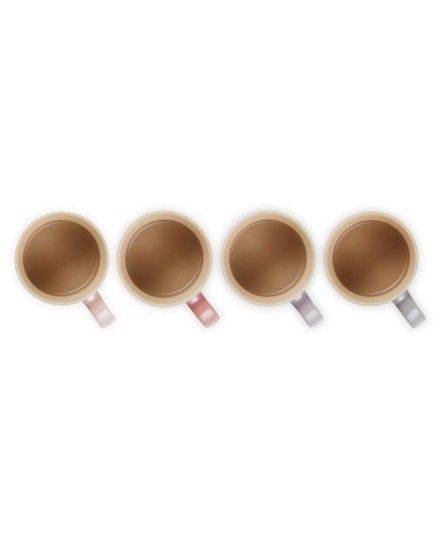 Set de 4 tazas grandes Metallics Pastel de cerámica de gres Le Creuset | Le Creuset | Mimocook