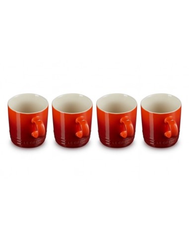 Set 4 chávenas em cerâmica de grés Le Creuset - Mimocook