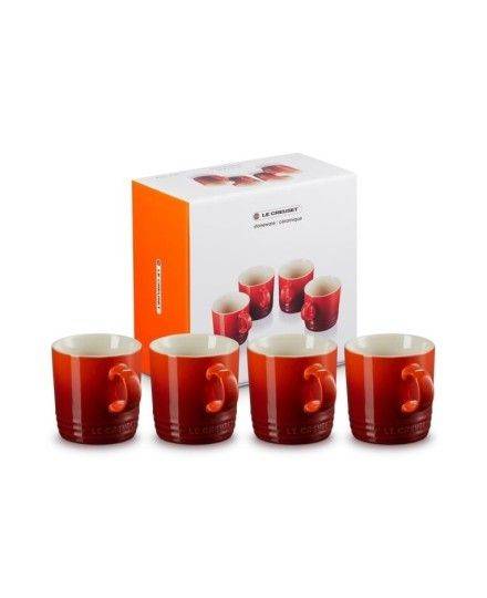 Set 4 chávenas em cerâmica de grés Le Creuset - Mimocook