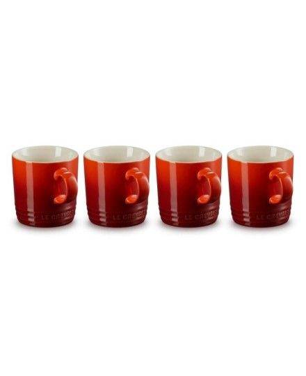 Set 4 chávenas em cerâmica de grés Le Creuset - Mimocook